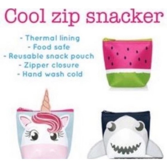Thirty-One Cool Zip Snacker UNICORN Royal Treat - Picture 5 of 5